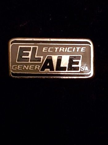 Pin's Électricité générale SA