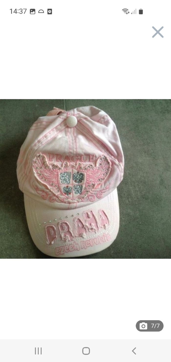 Casquette enfant fille rose T.54 - photo numéro 7