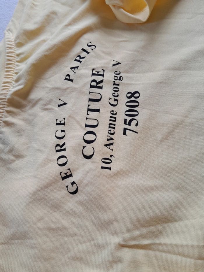Magnifique tee shirt Avenue Georges V tigre strass avec lingot - photo numéro 12