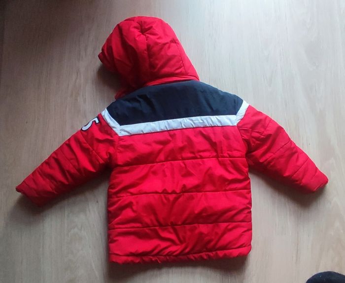 Veste doudoune rouge d'hiver  enfant 3 ans ORCHESTRA - photo numéro 2