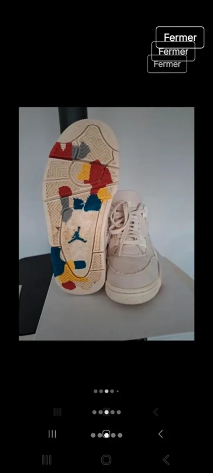 AIR Jordan 4 rétro 37,5 - photo numéro 3
