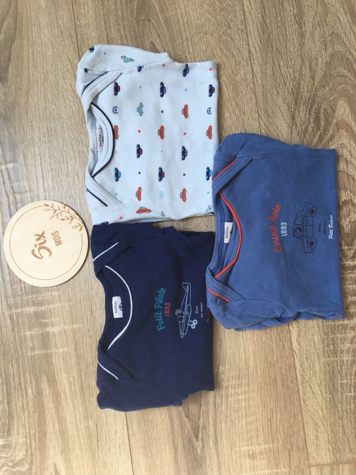 Lot 3 bodies petit bateau