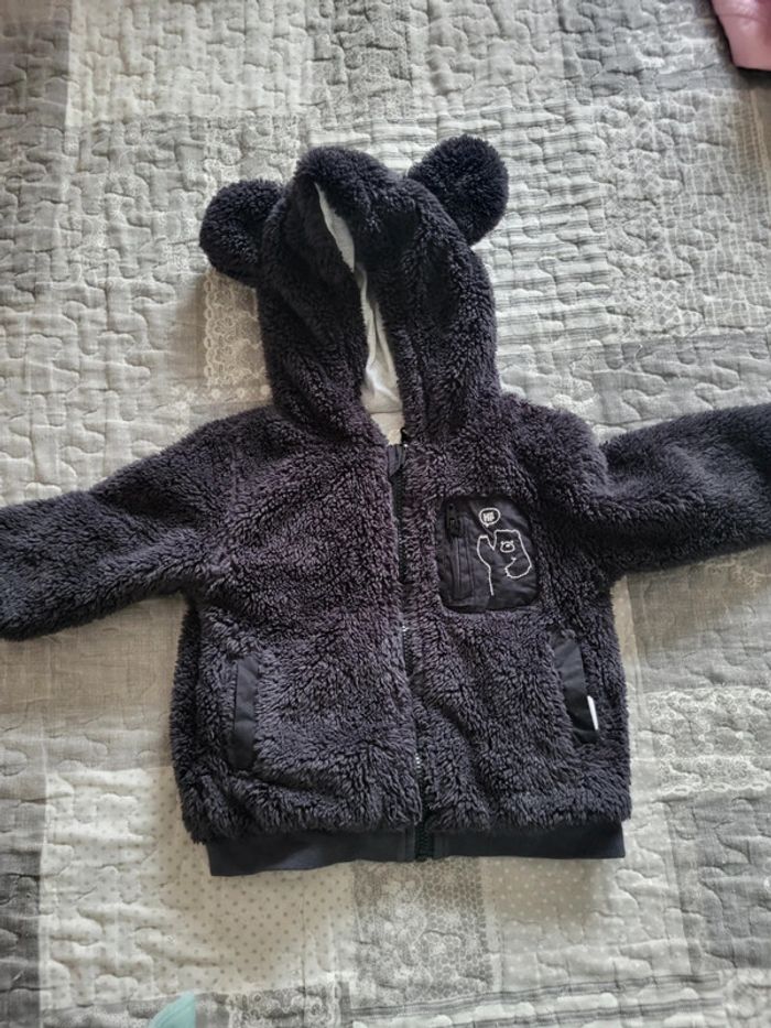 Gilet polaire réversible tex 6 mois