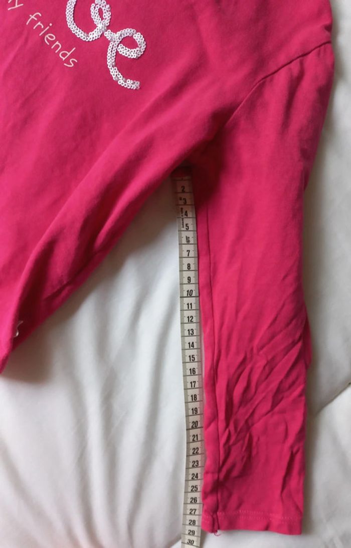 T-shirt rose LOVE t6ans okaidi - photo numéro 6