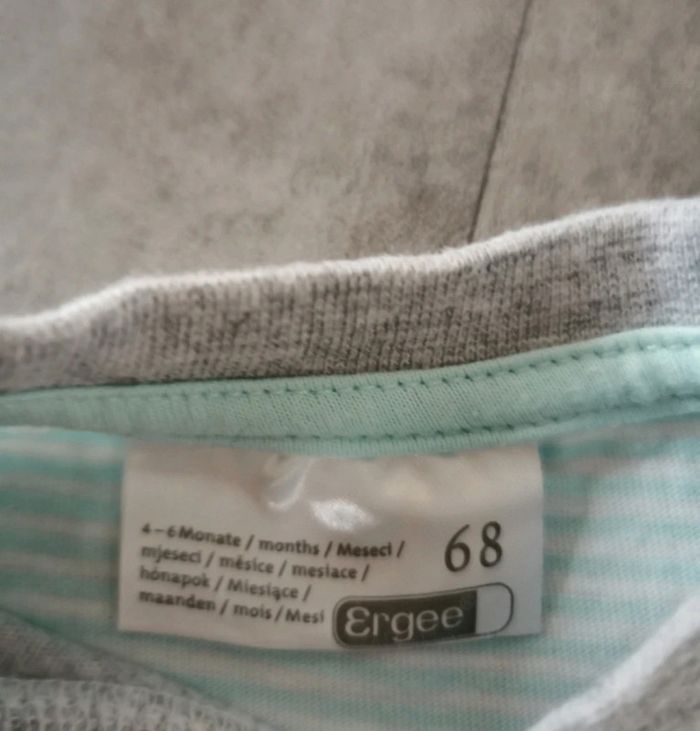 T-shirt à manches longues bébé garçon 3/6 mois comme neuf - photo numéro 3