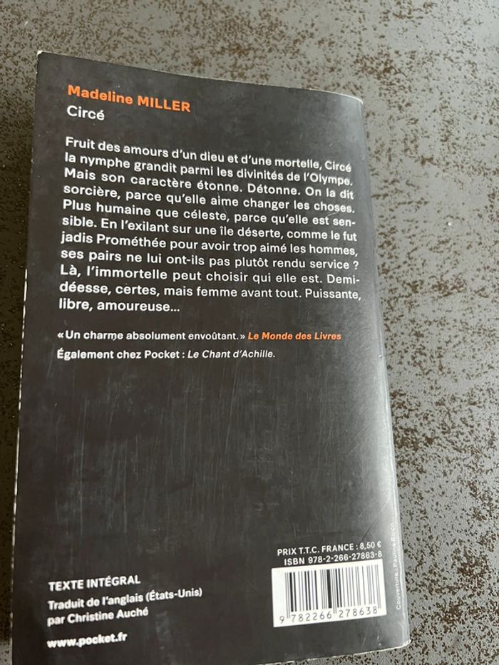 Livre Circé de Madeline Miller - photo numéro 4