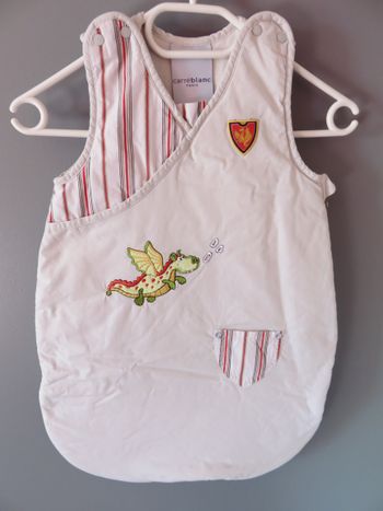 Gigoteuse / Grenouillère 65cm Carré Blanc