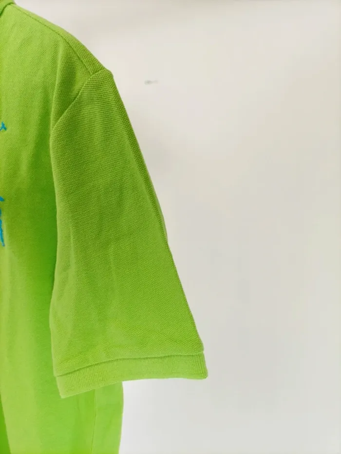 Polo Ralph Lauren - Vert Flash - Ecusson bleu - taille XL - 100% coton - photo numéro 5