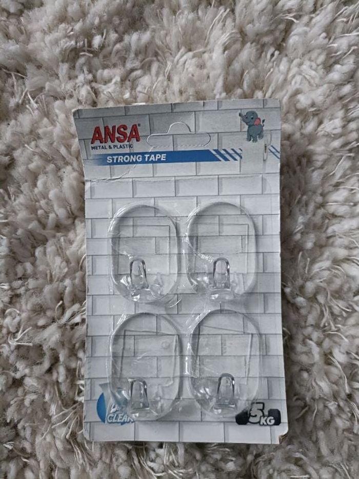 4 crochets adhésifs ansa