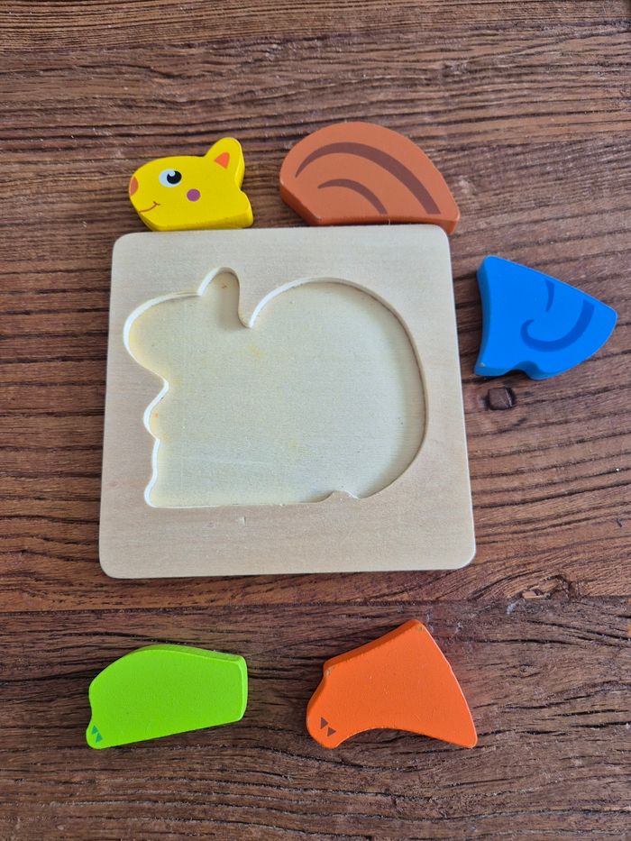 Puzzle en bois écureuil - photo numéro 2