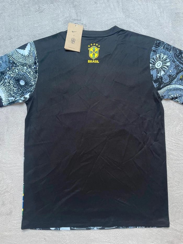 Maillot concept foot Brésil noir édition Rio Christ Rédempteur taille M - photo numéro 9