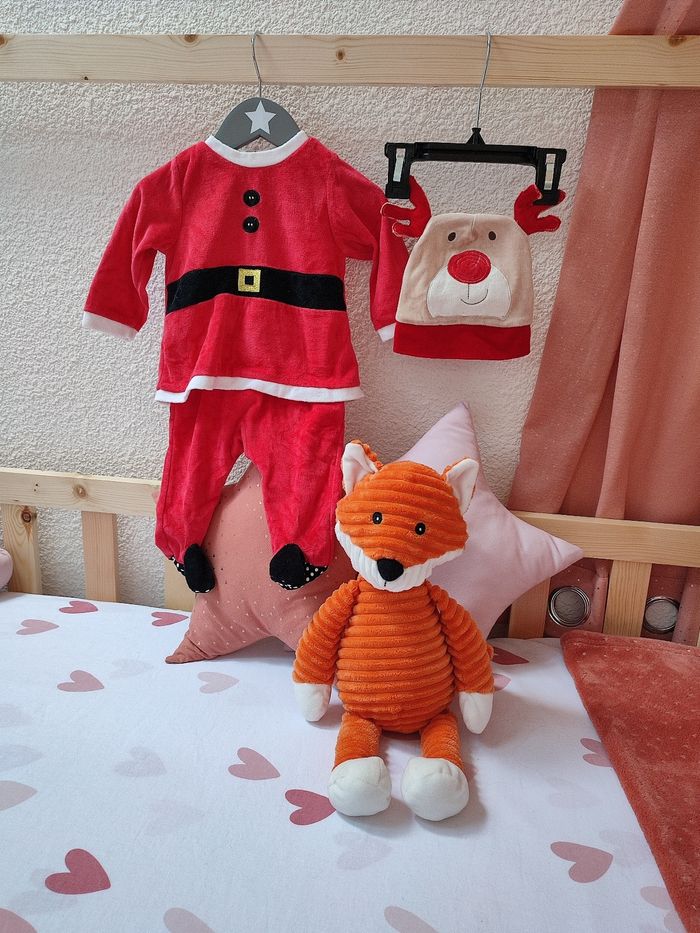 Pyjama de Noël - Mixte - 68 cm - Très bon état - In extenso