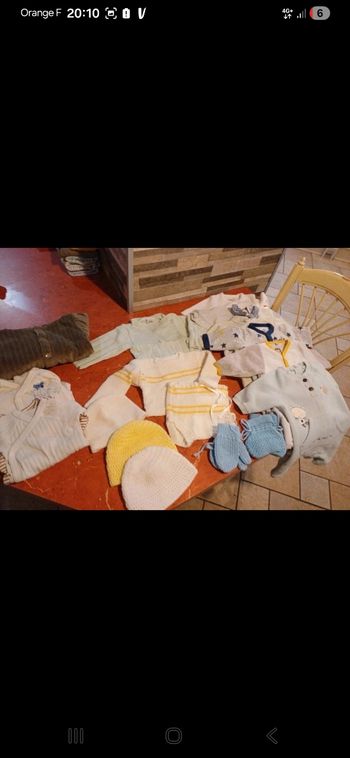 Lot de vêtements bébé naissance 