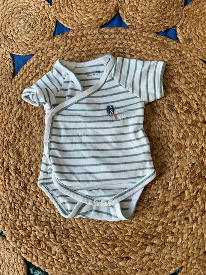 Lot de 6 Bodies bébé 3 mois été - photo numéro 7