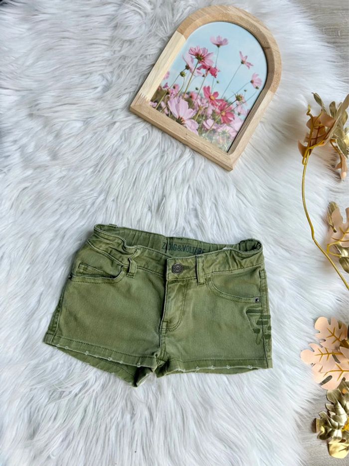 Jeans short kaki - zadig & voltaire - 6 ans