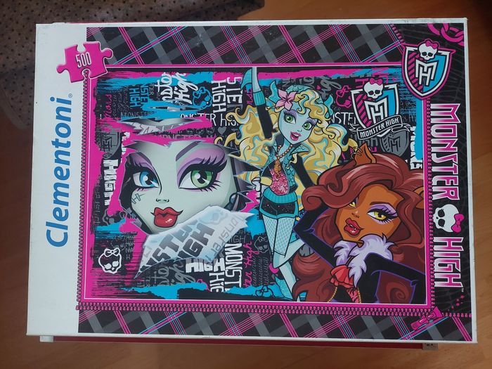 Puzzles 500 pièces monster high complet Clementoni TBE 🧛♀️