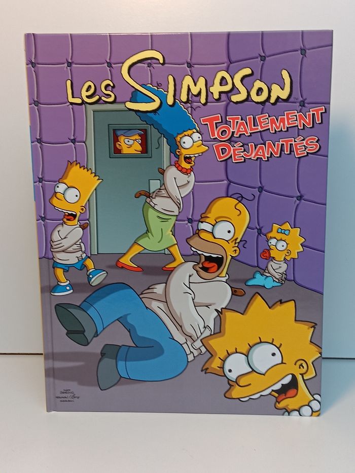 Livre Bande dessinée les Simpson Totalement déjantés