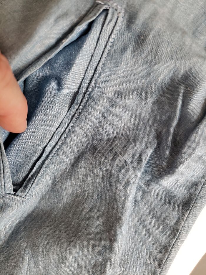 Robe courte sans manches bleu clair - photo numéro 2