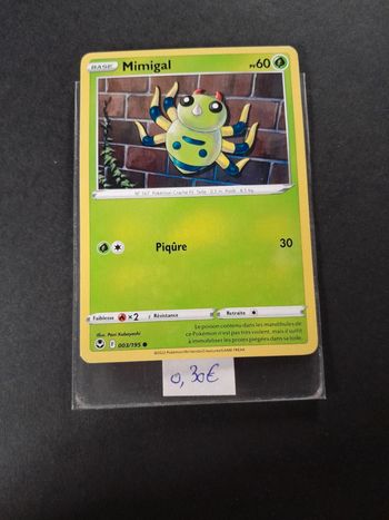 Carte Pokémon Mimigal 003/195