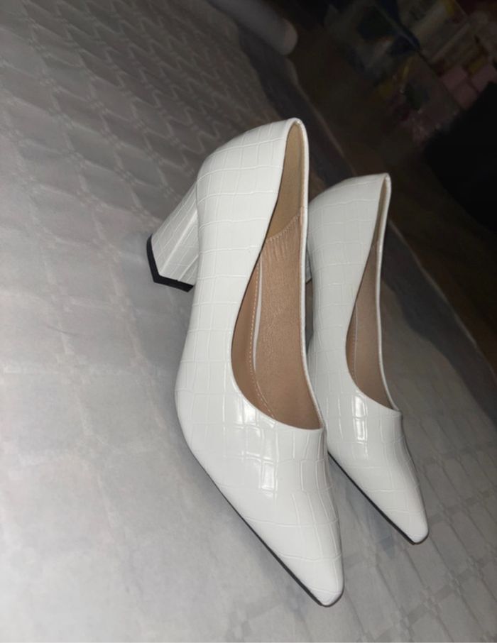 Talon blanc femme taille 42