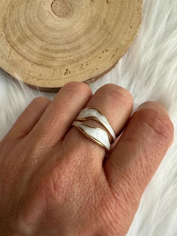 Bague or inox design - photo numéro 2