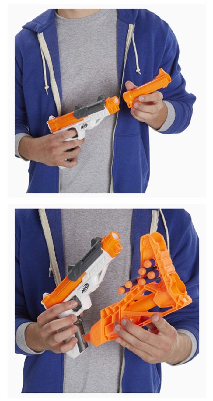 NERF 6 en 1 Sharpfire Elite Blaster NEUF - photo numéro 5