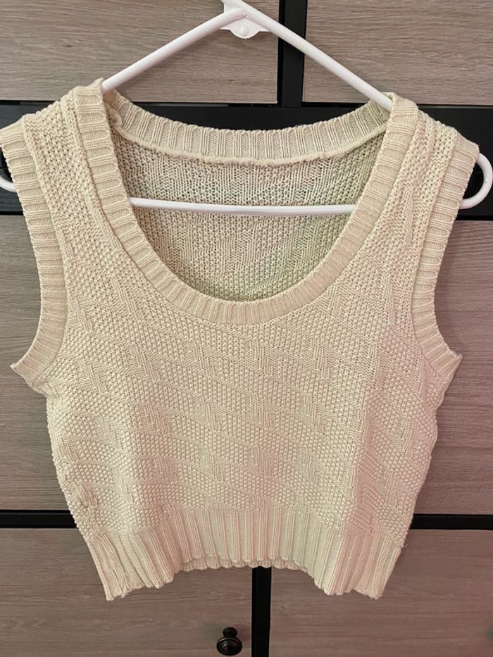 Pull Crop-Top Taille S/M - 51 cm - photo numéro 2