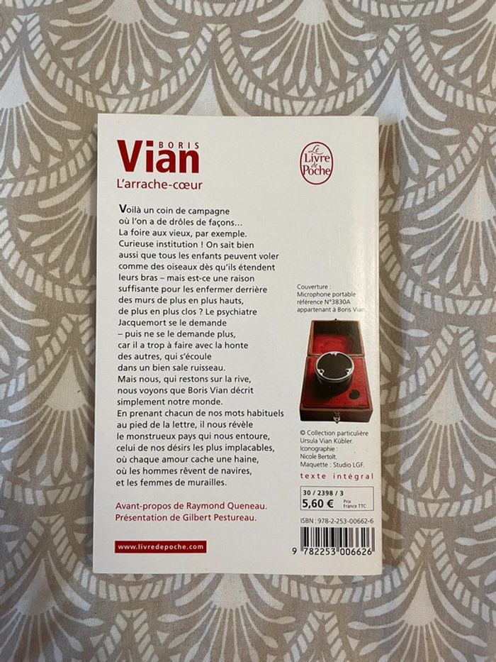 L’arrache cœur de Boris Vian - photo numéro 2