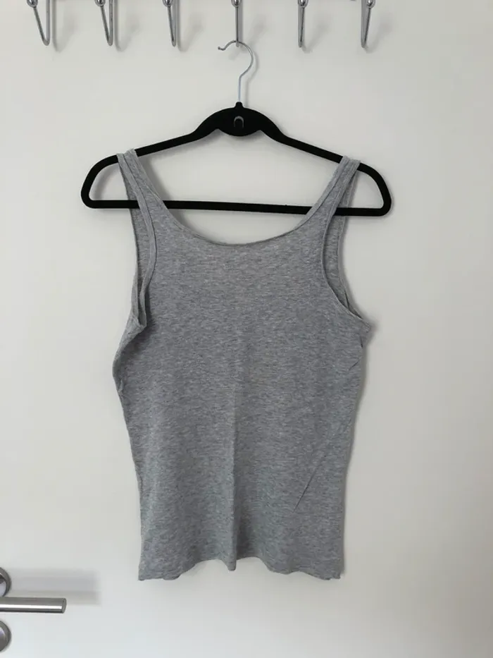 Débardeur gris Monoprix taille 38/40 - photo numéro 5