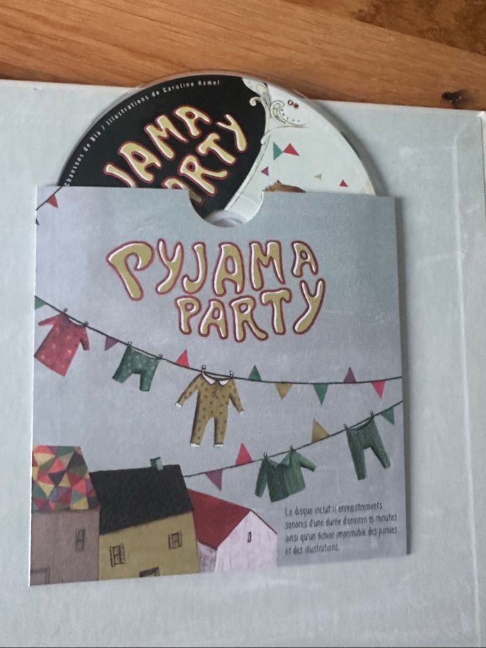 Pyjama party livre sonore - photo numéro 2