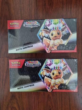 2 coffrets pokemon boîte surprise ev8.6