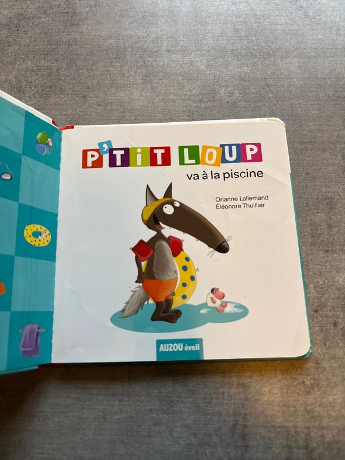 Livre petit loup va à la piscine - photo numéro 2