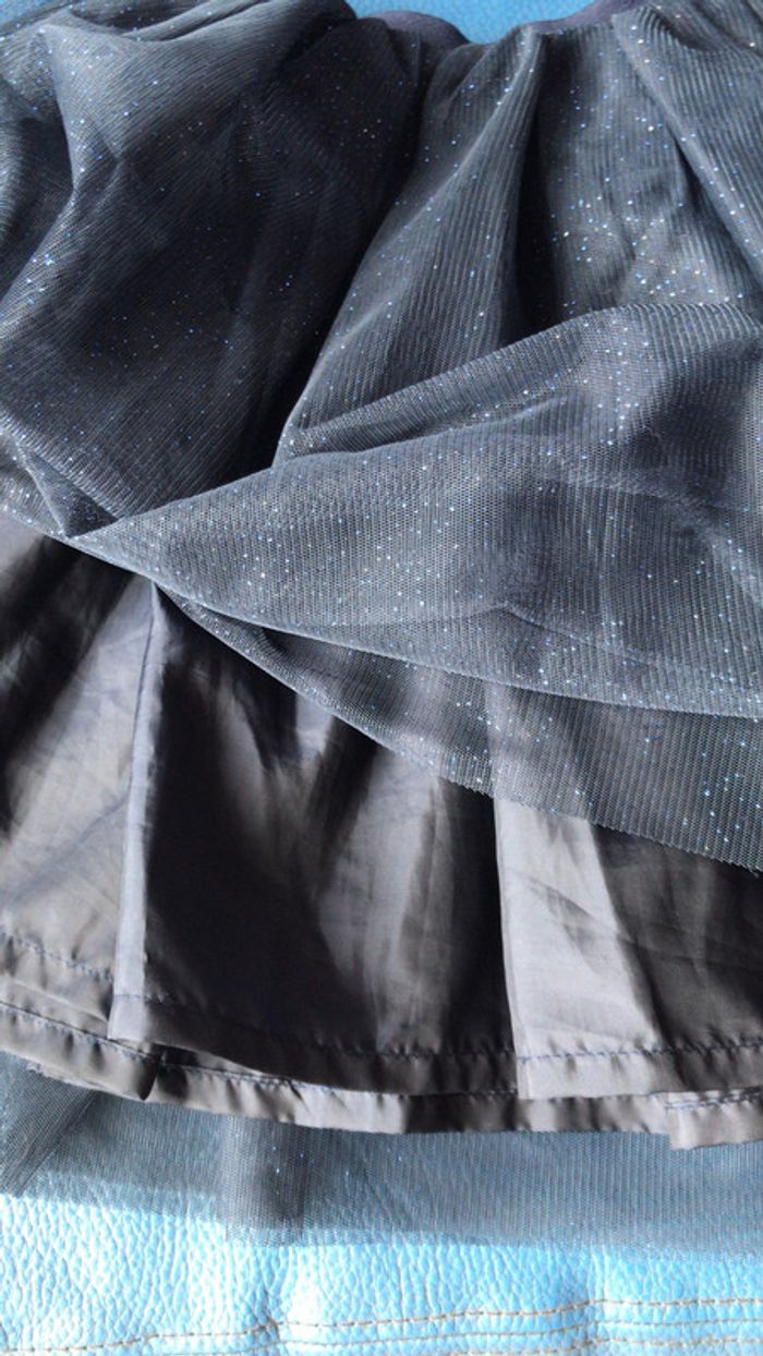 H&M jupe paillettes couleur bleu - photo numéro 4