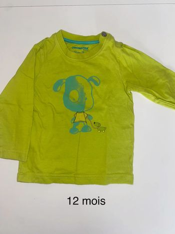 Tee shirt 12 mois