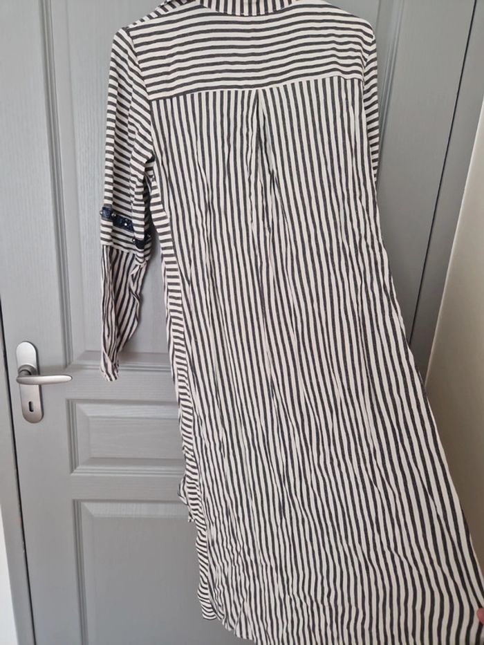 Tunique a rayures gris blanc taille 38-40 - photo numéro 8