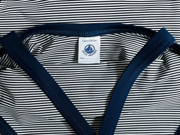 Maillot de bain 1 pièce milleraie abysse Petit bateau T-4 ans - photo numéro 4