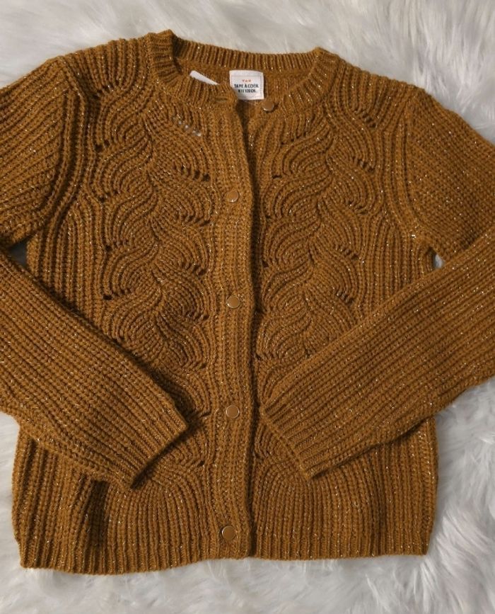 Neuf (non porté) 🏷😍🤩⚘️superbe  gilet 8 ans fille🤩😍⚘️ - photo numéro 5