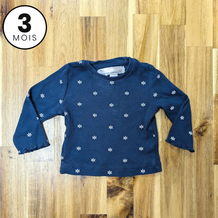Lot 3 t-shirts manches longues - 3 mois - photo numéro 6