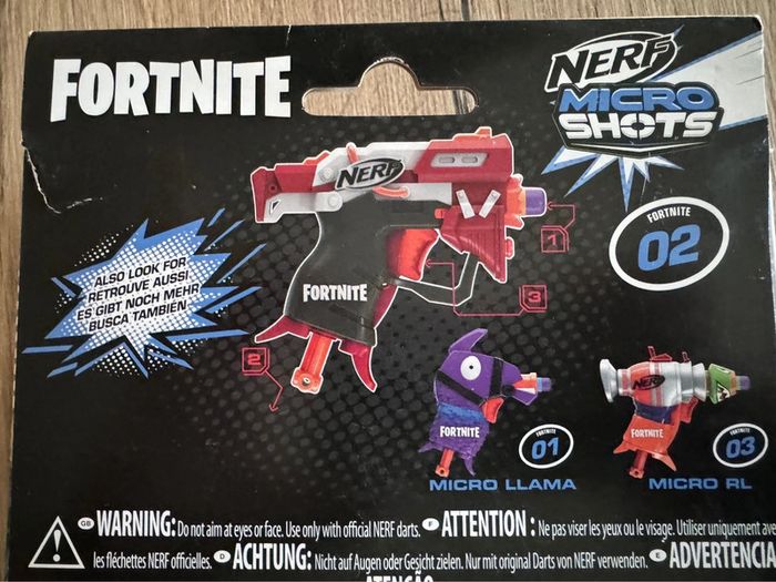 Nerf Microshots Fortnite et Fléchettes neuf - photo numéro 8