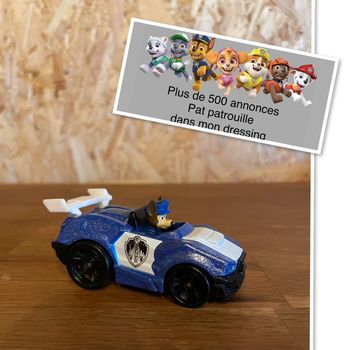 Idée Cadeau 🎁 Véhicule True Métal Chase à paillettes de la Pat Patrouille Paw Patrol