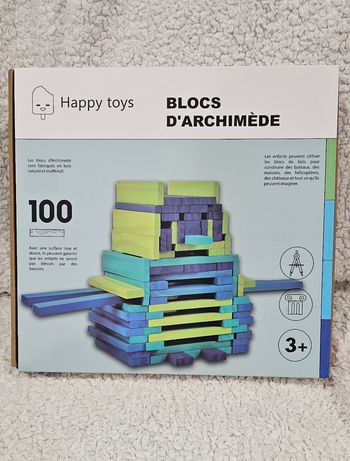 Jeu de construction de type Kapla en bois 3 ans Neuf