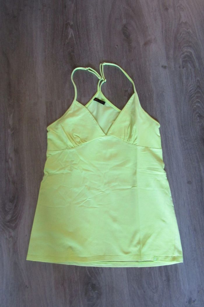DÉBARDEUR VERT FLUO "UNDIZ" - TAILLE M - n°01 - photo numéro 3