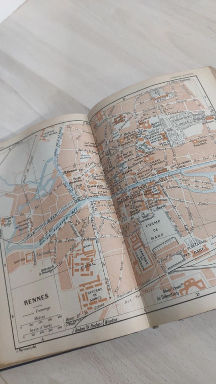 Ancien guide bleu Bretagne chemins de fer et route 1924 - photo numéro 10