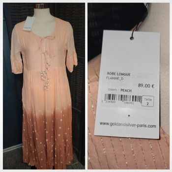 Robe bohème longue neuve achetée 89€