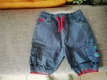 Bermuda bleu cordon rouge sergent major 