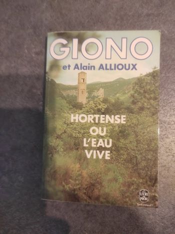 Hortense ou l'eau vive Jean Giono Alain Allioux Livre de Poche 1976