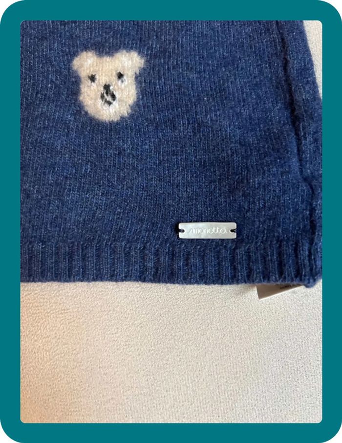 Pull oursons laine et cachemire - 12 mois - photo numéro 4