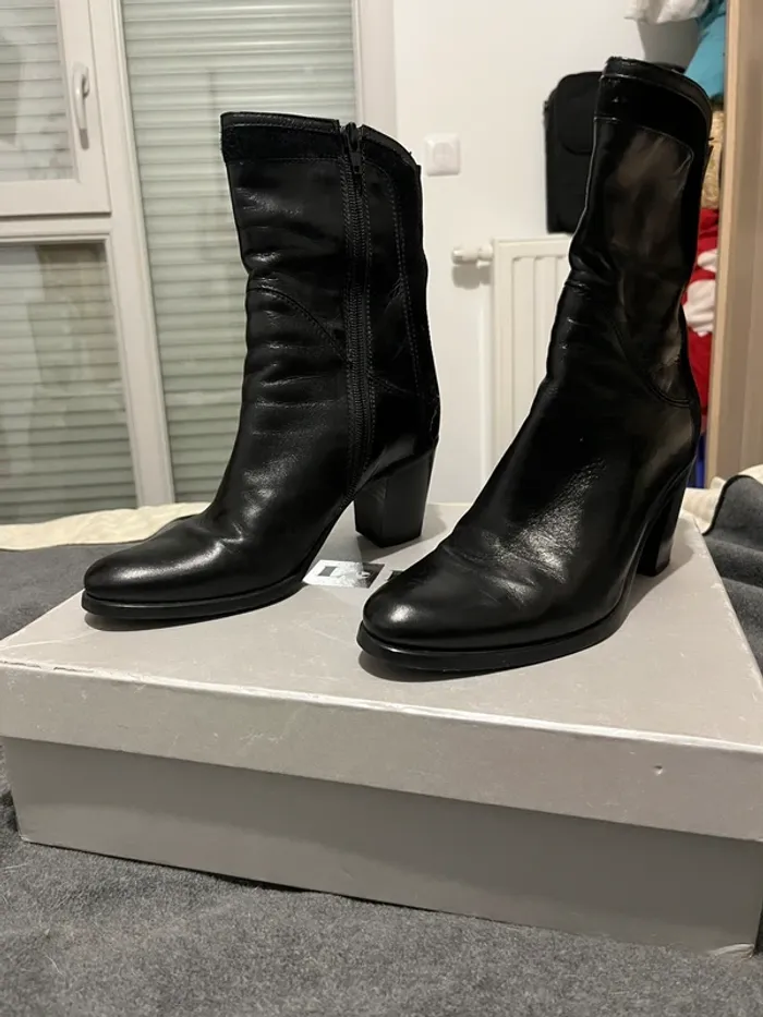 Bottine en cuir taille 36
