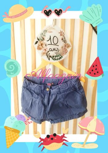 Short 10ans bleu
