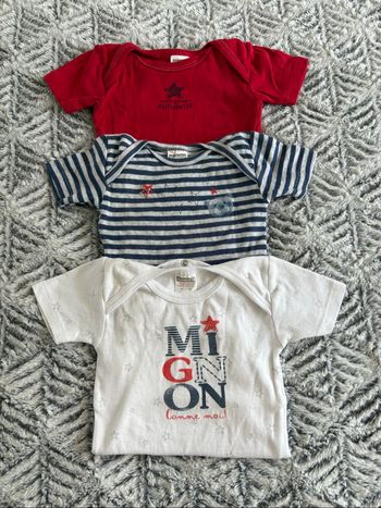 Lot de 3 bodies Absorba 9 mois